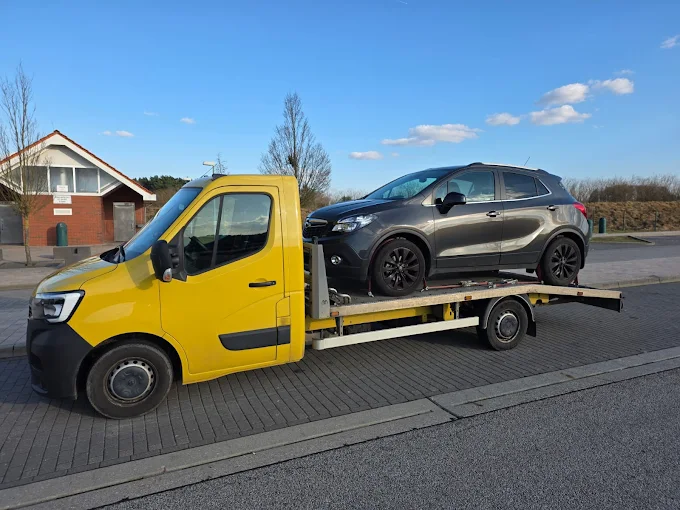 Realizacje jak pracujemy 8 Laweta KS Cars — odbiór Opla Mokka, skup aut zachodniopomorskie